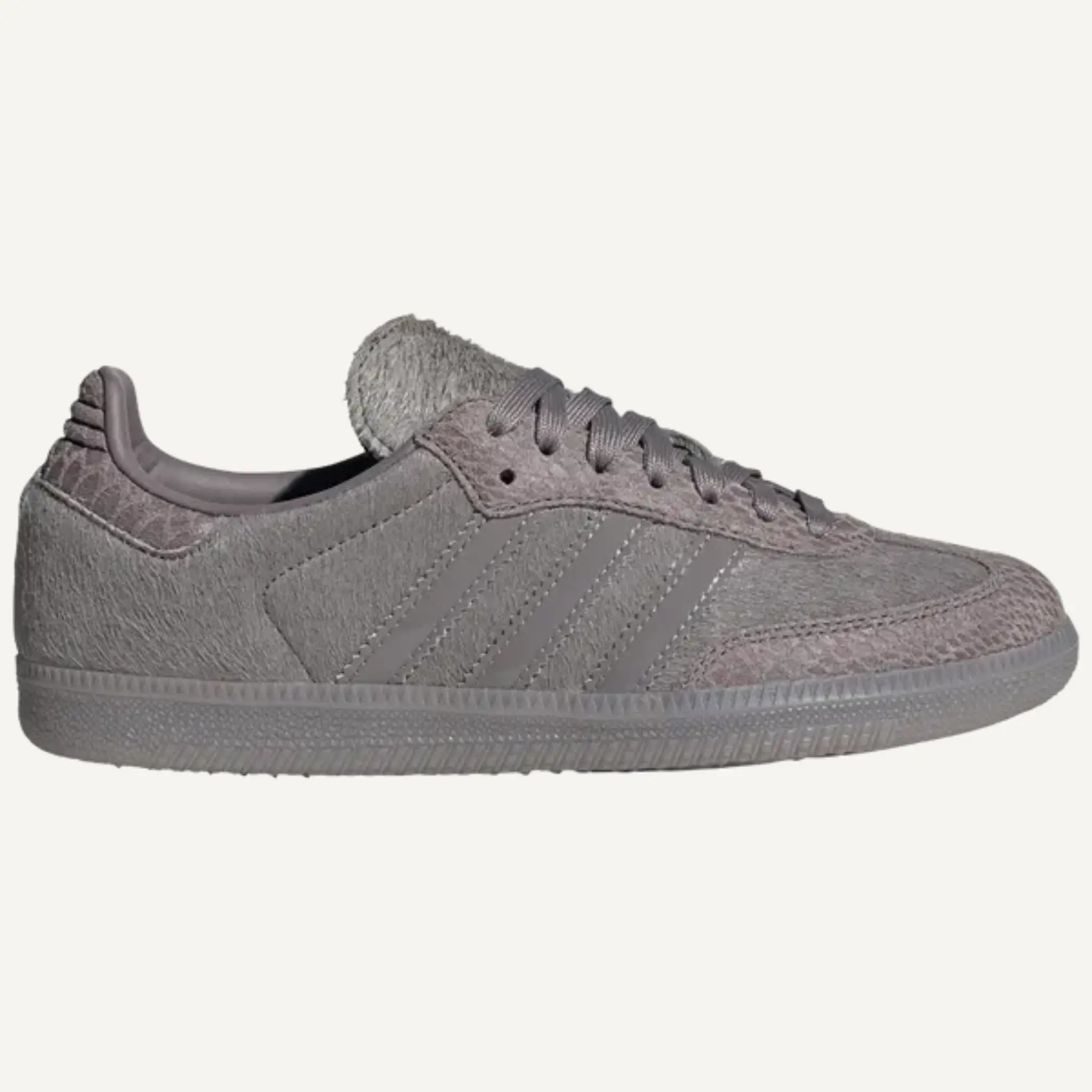 Adidas Originals Women's Grey Samba OG Closed Trainer - Taupe Oxide Gold, IH9160, Walking Shoes, Sports Shoes, Athletic Footwear, Casual, Sneaker, Aesthetic, Business Casual Outfits, Leather, Round Toe, Sporty Chic