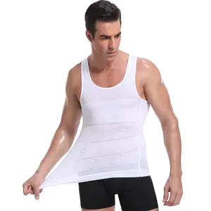 Men Body Shaper Abdomen Belly Control Shapewear Vest Undershirt Modeling Underwear Waist Trainer Cincher Tank Top Corset Sleeveless