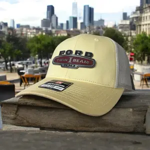 Classic Ford F100 Twin I Beam Trucker Hat Large Center Logo