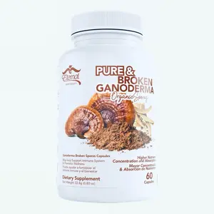 Ganoderma Pills - 60 Capsules for Healthcare & Vitamin Supplementation Made from Ganoderma Mushroom - Natural Dietary Supplement Edible