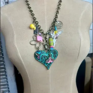 Gypsy Junk Original - Heart Natural Necklace