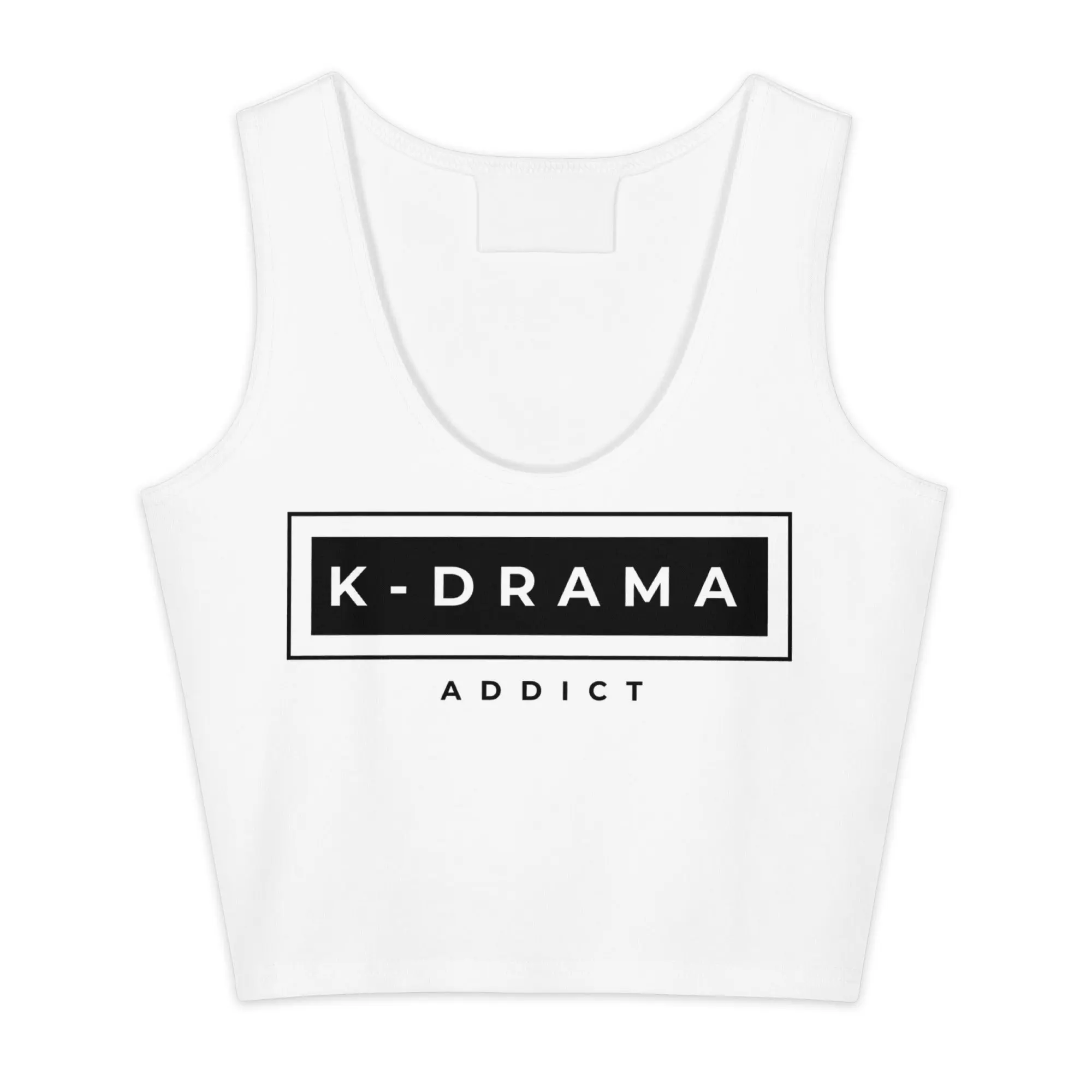 K-Drama Addict Cotton crop top