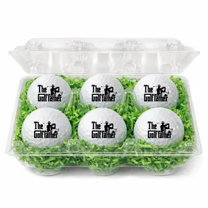 The Golf Father Funny Golf Balls – 6 Pack | Parody Gift for Golfers & Dads