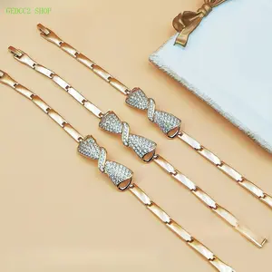 Unisex Sports Wristband 2026, Light Luxury Stackable Bracelet with Butterfly Knot Diamond Detail, Dainty 3-Layer Design, Trendy Jewelry for Outdoor, Fitness & Daily Wear