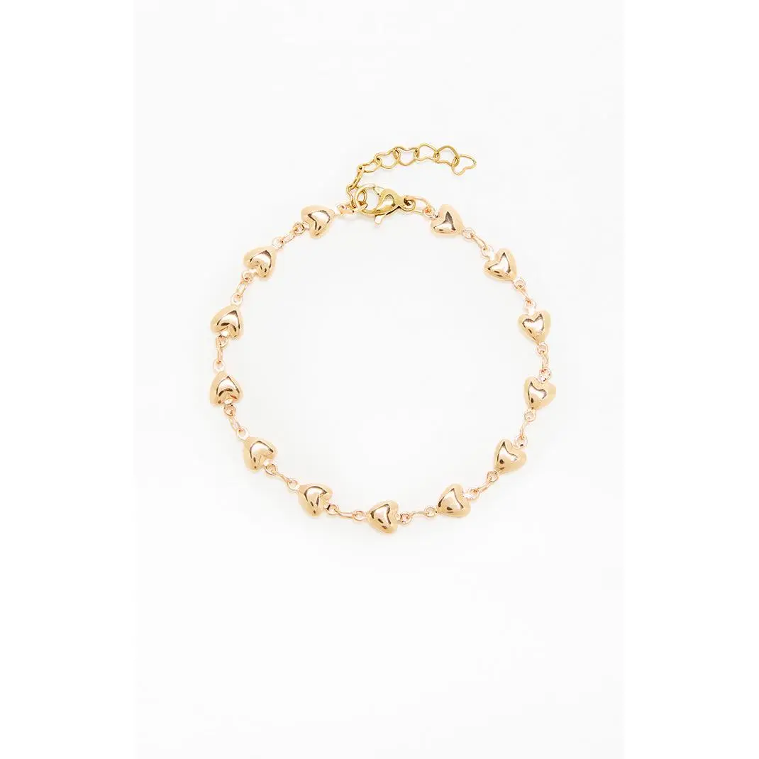 John Galt Women's Hearts Bracelet