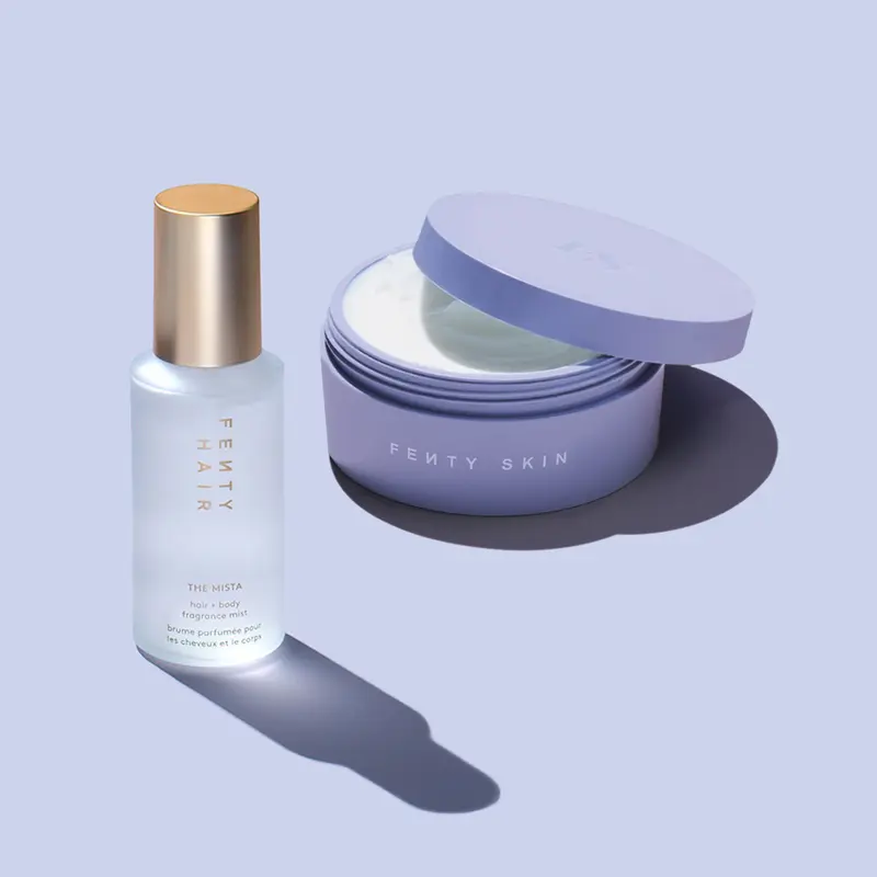 Fenty Beauty Luxe Body + Hair Essentials: Butta Drop Body Cream & The Mista Hair + Body Fragrance Mist or Fenty Parfum Hair + Body Mist Perfume