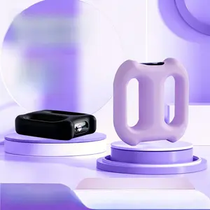 New Mini Fascia Massage Ring - Portable Muscle Soothing Device with Adjustable Wrap Strap, Wireless Charging, for Back & Waist Tension Relief, Perfect Gift for Summer Outdoor