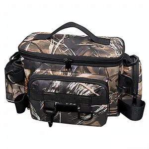 Multi-Functional Fishing Rod Bag, Waist Pack Crossbody Shoulder Backpack, Dedicated Fishing Gear Holder, Hangable Rod Case, Fishing Tackle Organizer