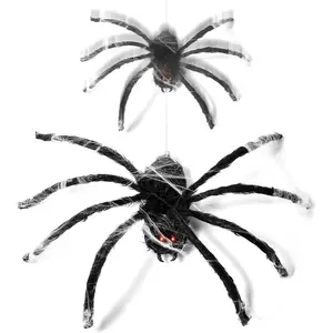 Halloween Animatronics Floating Hanging Animated Decorations - Sound Activated with Creepy Sound, Scary Move, Light Eyes, Haunted Decor Horror Spooky Prop for Indoor,