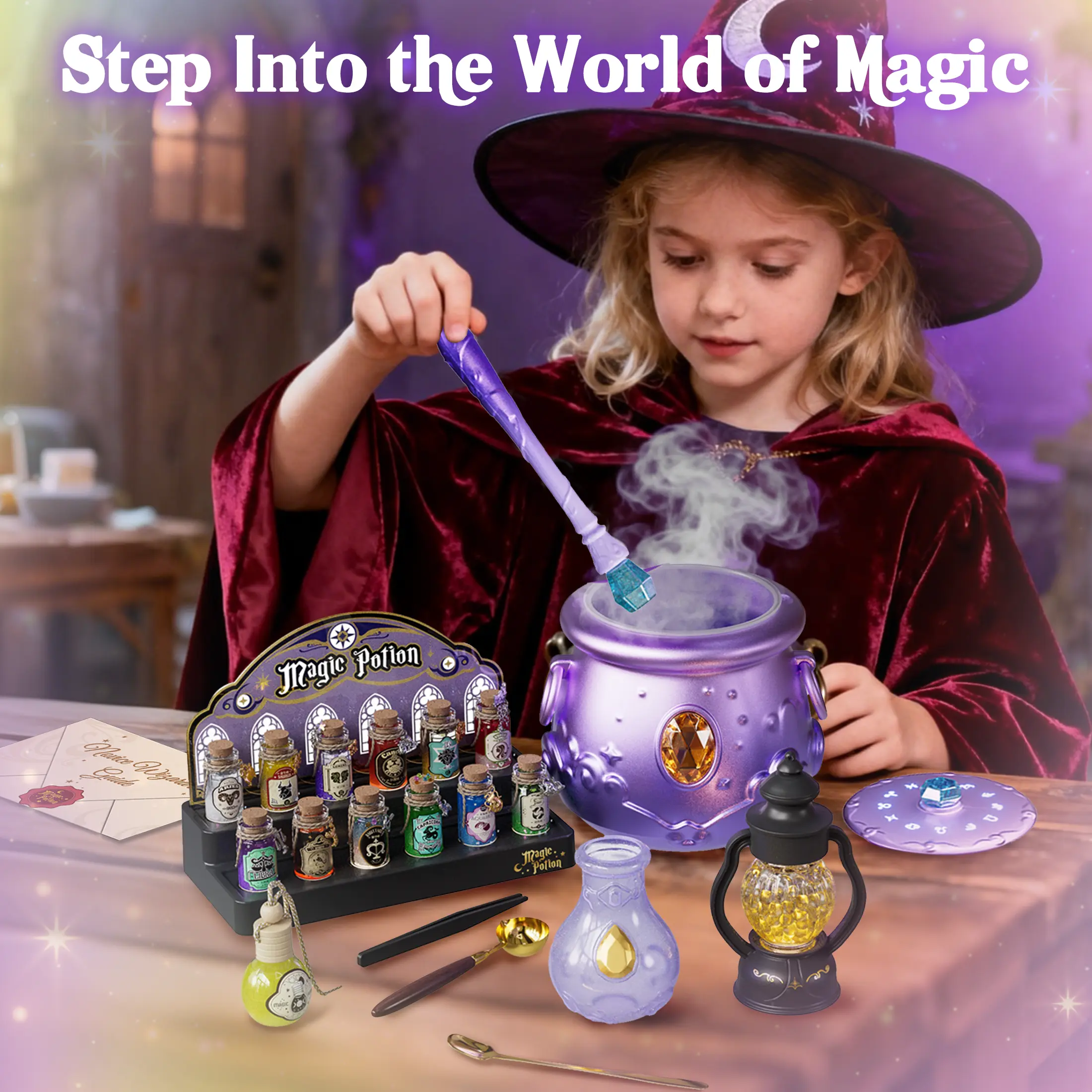 Ultimate Magic Gift-Box: Magic Wishcraft Lab Deluxe Cauldron