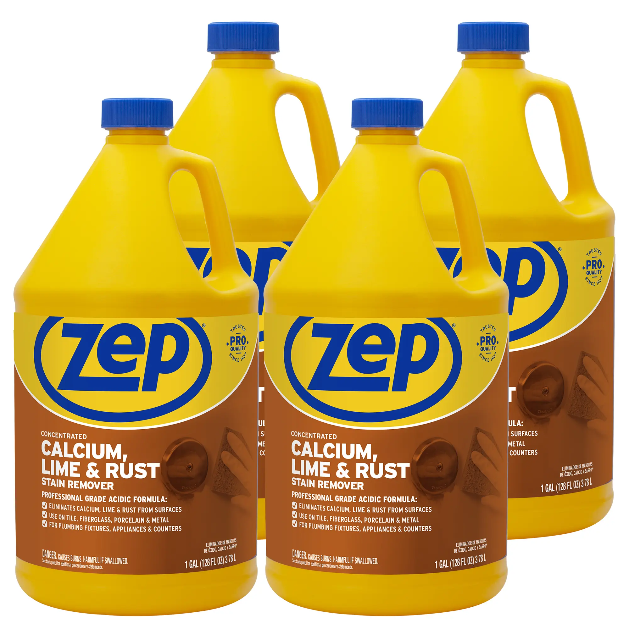 Zep Concentrated Calcium, Lime and Rust Stain Remover - 1 Gallon Zep Concentrated Calcium, Lime and Rust Stain Remover - 1 Gallon