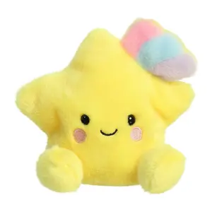 Palm Pals Adorable Pisces Star 5 inch Yellow Mini Soft Plush Collectable Stuffed Animal