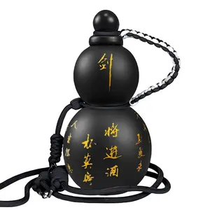 Wukong Gourd Water Bottle, 28oz -Leakproof, BPA-Free Tritan Sports Bottle with Strap, Portable Drinking Bottle, Reusable Unique Style Outdoor Bottle