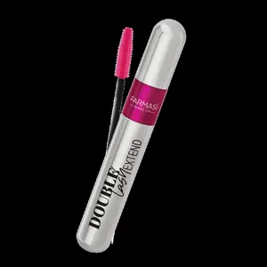 Farmasi Double Lash Extend Mascara for Lengthening and Volumizing Eyelashes with Pink Brush Makeup Cosmetic