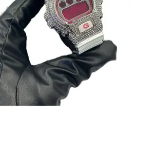 Moissanite Sports Watch Luxury Inspired Shock Resistant Magnetic Resistant High Quality 100% Passing Diamonds Tester with Box and Packaging