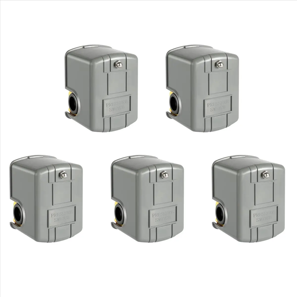 5X Pessure Switch for Well Pump, 40-60Psi Water Pressure Switch Adjustable Differential, 1/4 Inch Female NPT