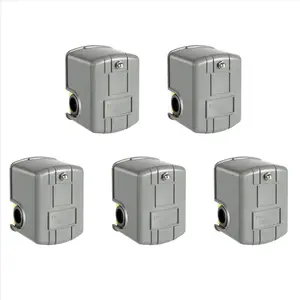 5X Pessure Switch for Well Pump, 40-60Psi Water Pressure Switch Adjustable Differential, 1/4 Inch Female NPT