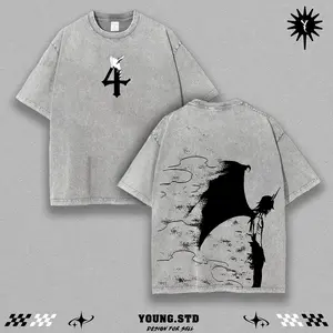 Ulquiorra Bleach Murcielago Form Tee | Dark Gothic Bleach Anime Shirt | Vintage Black Distressed Oversized Top | Viral Espada 4 Resurrección Streetwear | Edgy Anime Manga Graphic Tee for Him