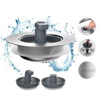 304 Stainless Steel Drain Part with -3 -Strainer