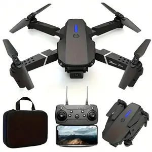 2025 New Model E88 Screen-Controlled Drone, With High-Definition Dual-Camera Screen Remote Control, Brushless Powerful Motor, Optical Flow Positioning, Suitable As A Gift For Beginner Men, Indoor And Outdoor Economy Drones