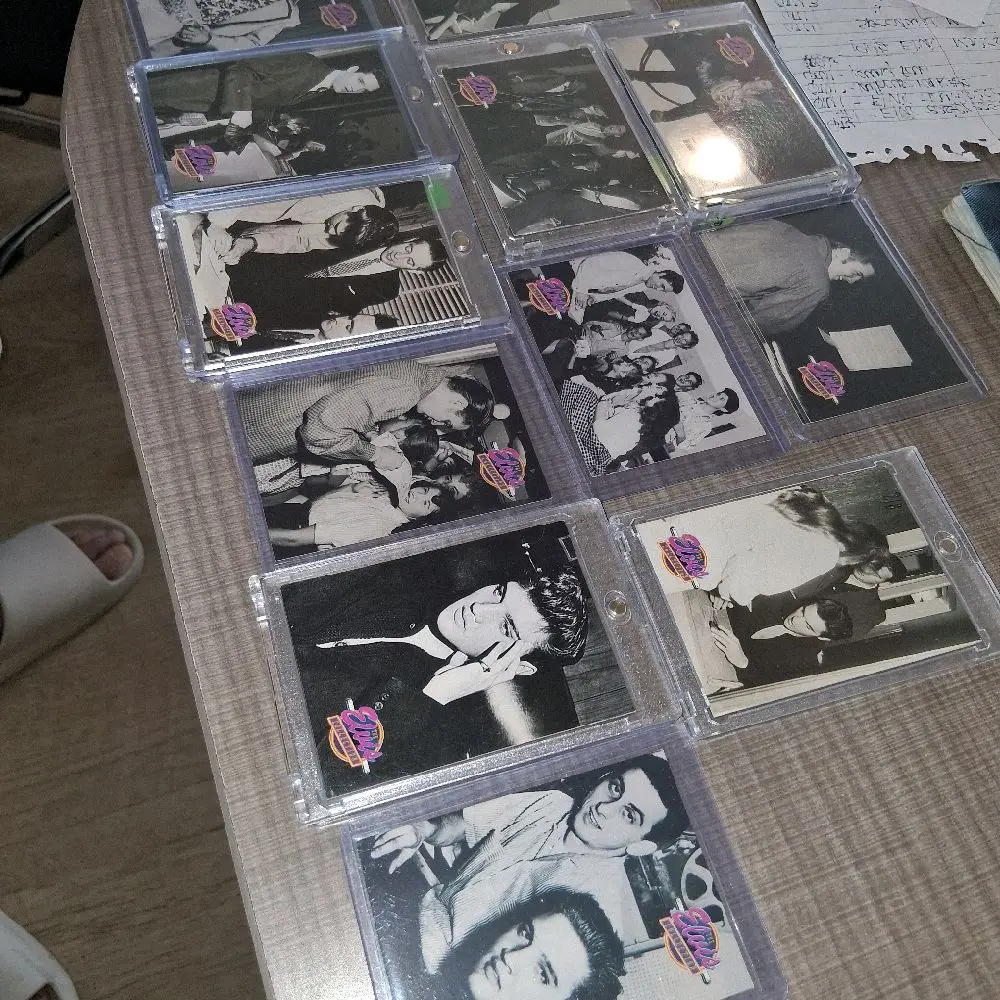 The River Group Elvis Collection - 1992 Photo Cards & Filming Scenes - Visual Journey Through His Life Moments - Perfect for Fans of the "KING OF ROCK N ROLL." Elite Trainer Box Masquerade Edition