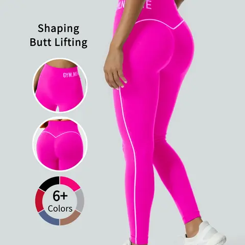 Women's High Waisted Tummy Control Leggings Super Soft Stretchy Yoga Running Workout Pants All Season Machine Washable Gym Apparel Shaping Butt Lifting Full-Length Exercise Pants