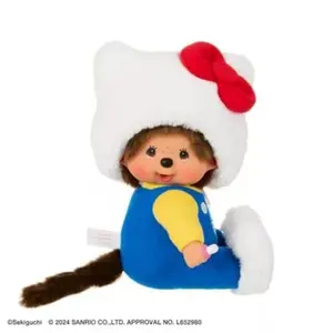 Hello Kitty x Monchhichi S Plush