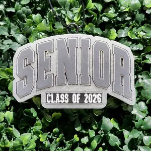 Senior Class Of 2026 Scented Car Freshie - Graduation Theme Air Freshener