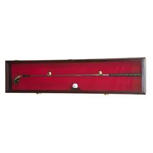 1-2 Golf Clubs Display Case Cabinet Shadowbox
