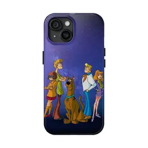 Scooby Doo Phone Case, Green Cartoon Tough Protective Cover, Compatible with iPhone 11-17 Pro Max/Plus and Samsung Galaxy S23-25