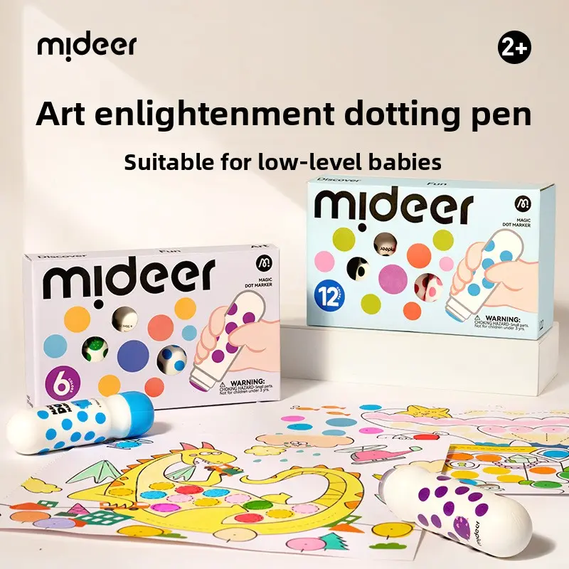 Children's Dot Marker Graffiti Pens, Washable, Special for Kindergarten Drawing, Birthday Gift