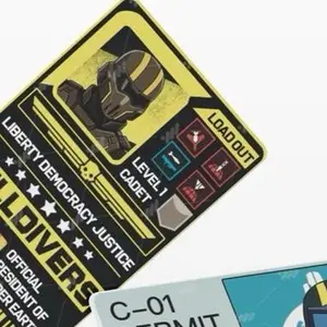 C-01 Permit, meme , Themed Stickers. The Ultimate Rectangle Sticker for Anywhere & Anything | Waterproof Vinyl | Clean Minimal Tech Aesthetic | Perfect for Laptops, Phones & Everyday Use