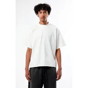 Pacsun Men's White Heavyweight Cropped T-Shirt