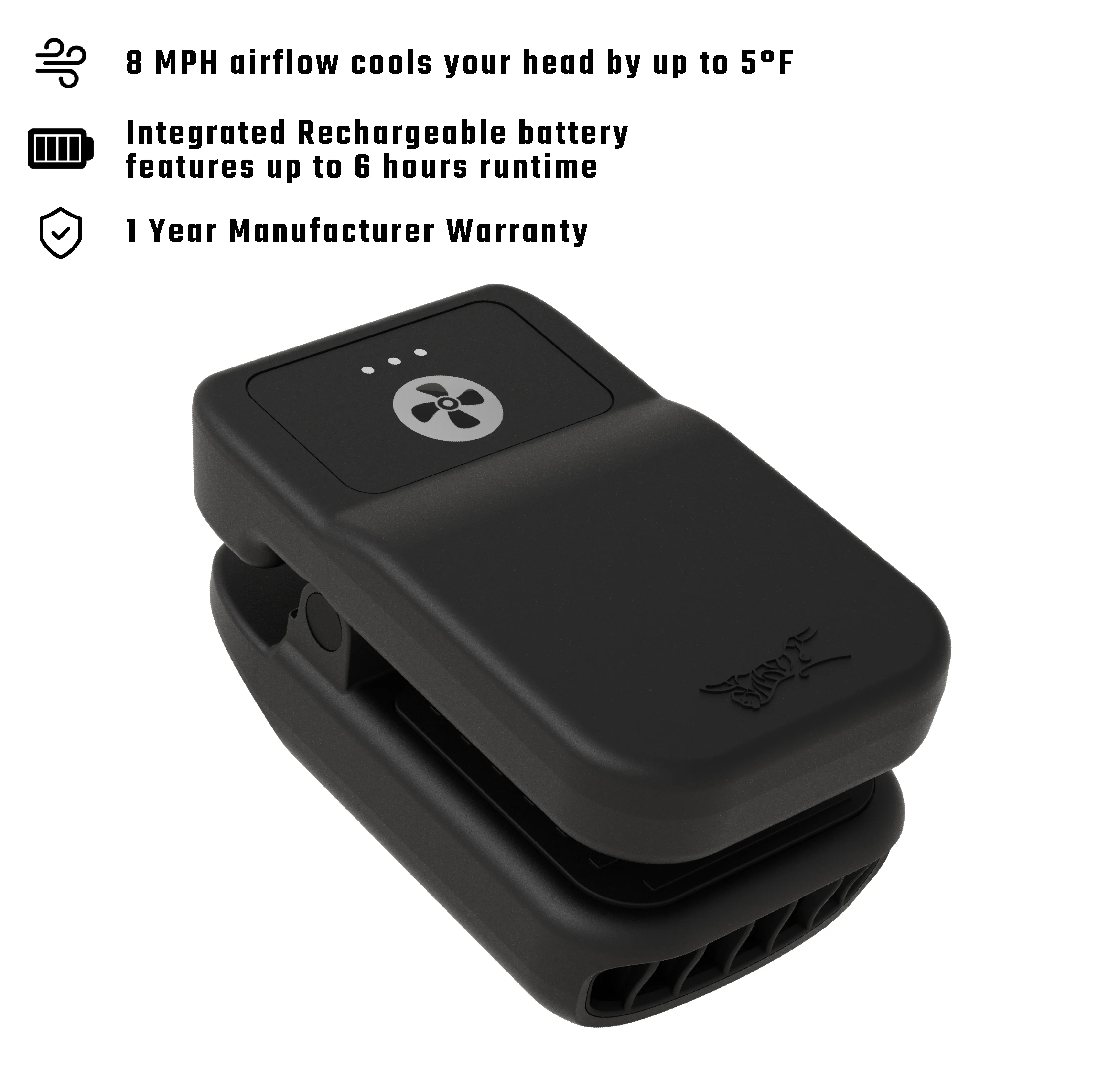 Lil Breezy - Personal clip on hands free Cooling Fan to keep you cool in the summer heat!