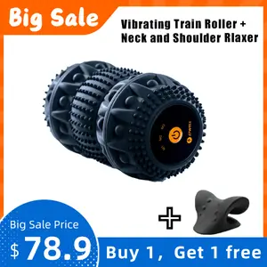 【Spring Special: Buy 1 Get 1】17Well Portable Vibrating Train Roller+Neck & Shoulder Relaxer Comfort Christmas holiday GIft dailylife neck massagers