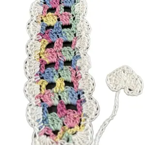 Handmade Crocheted Bookmark - Unique Craftsmanship, Soft Yarn, Fits Snugly, Ideal for Book Lovers & Aesthetic Readers