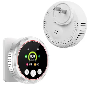 Smart Portable Detector with Temperature Humidity Monitoring, HD Display, Instant Alerts, Ideal for Apartments RVs Kitchens