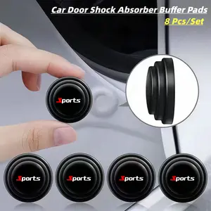 8-Piece Car Door Shock Absorber Pads, Silicone Door Edge Protection Bumper Pad, Car Decoration Accessories, Durable & Easy Installation