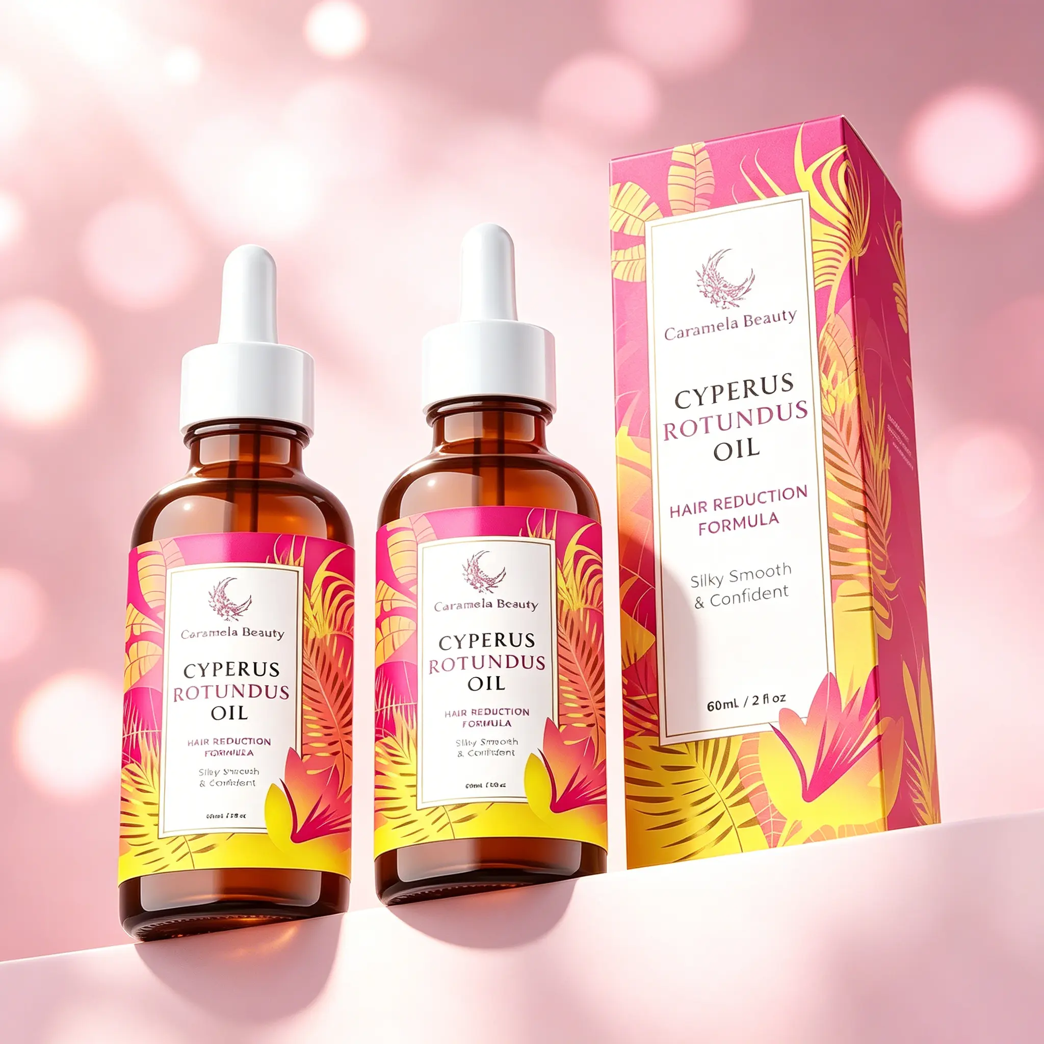 Cyperus Rotundus Oil - Naturally Derived Formula for Silky, Smooth Looking Skin - 60ml/2oz