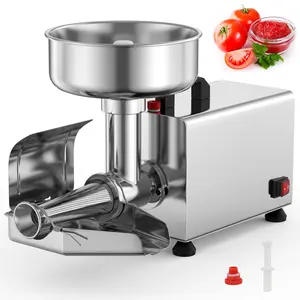COSTWAY - 450W High-Output Tomato Strainer with 8.5 Inch Chute for Home and Commercial