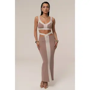 Mocha/Milk Coastal Drift Skirt Set