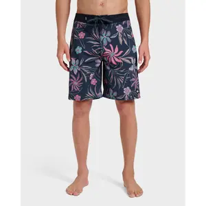 Highline Straight Leg 19" Boardshorts - Total Eclipse