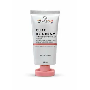 Hami-San by Jolina Elite BB Cream 50ml – Tinted Sunscreen SPF40 UVA/UVB Protection, Lightweight Day Cream with Natural Coverage