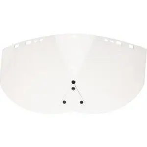 Jackson Safety Clear Acetate Face Shield 9" High x 20" Wide x 1.01mm Thick, Compatible with Jackson 170-B Headgear 14445