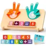 Montessori Toys for 3-6 Year Olds, Math Learning Tools for Toddlers, Number Counting Blocks, Home Kindergarten Supplies, Preschool Learning Supplies, Boy Girl Birthday Gift, Back to school