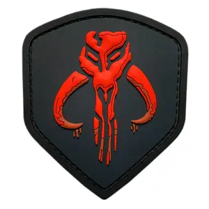 Mythosaur Skull Shield Patch [3D PVC Rubber - MH1]