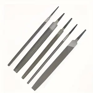 5-Piece Set Industrial Steel File Tools, Durable Precision Files for Metalworking & Woodwork, Essential Tool Kit for DIY Projects, Woodworking Tools