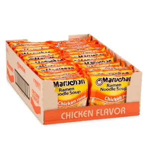 Maruchan Ramen Chicken, Instant Ramen Noodles, Ready to Eat Meals, 3 Oz, 24 Count Food Soup