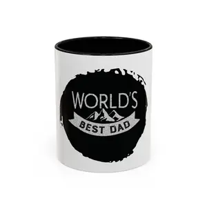 Accent Coffee Mug, 11oz, dad's day, father's day, special date, phrase, personalized