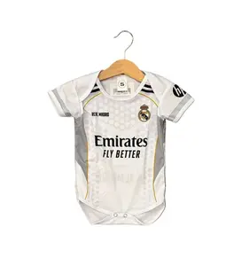 Real Madrid Home Baby Onesie Jersey WS0